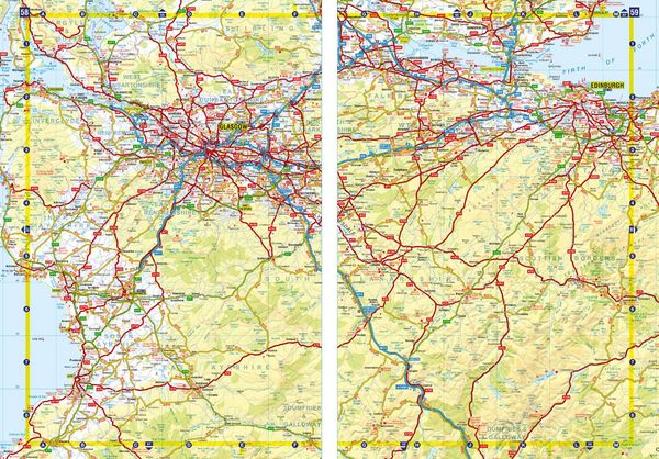 Produktbild: Great Britain & Northern Ireland A-Z Road Atlas 2025 (A3 Paperback)