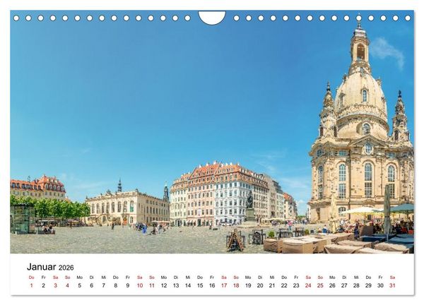 Produktbild: Dresden, Atmosph&auml;re der Altstadt (Wandkalender 2026 DIN A4 quer), CALVENDO Monatskalender