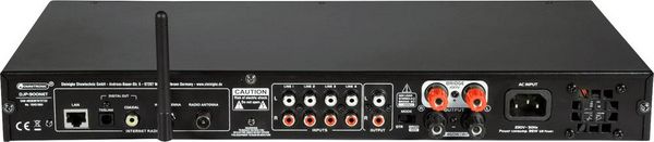 Produktbild: Omnitronic DJP-900NET PA Verst&auml;rker Bluetooth&reg;, DAB+, Internetradio, WLAN RMS Leistung je Kanal an 4 Ohm: 460 W