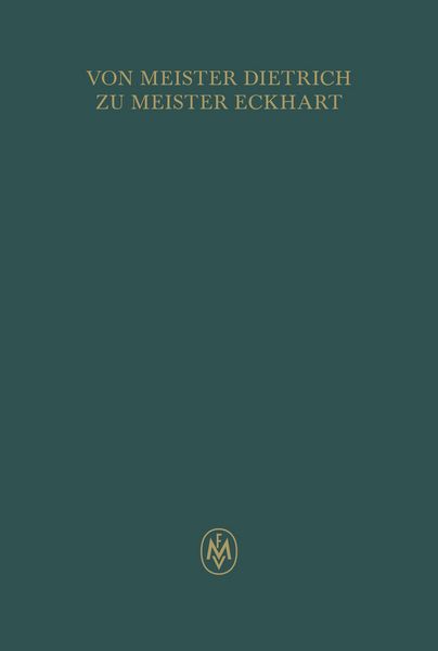 Produktbild: Von Meister Dietrich zu Meister Eckhart