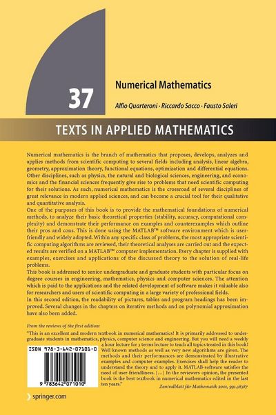 Produktbild: Numerical Mathematics
