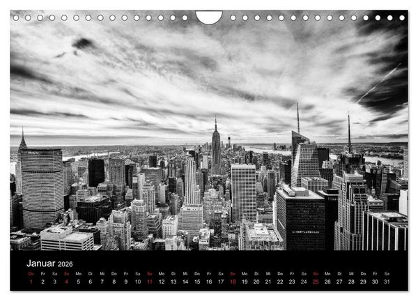 Produktbild: New York 2026 (Wandkalender 2026 DIN A4 quer), CALVENDO Monatskalender