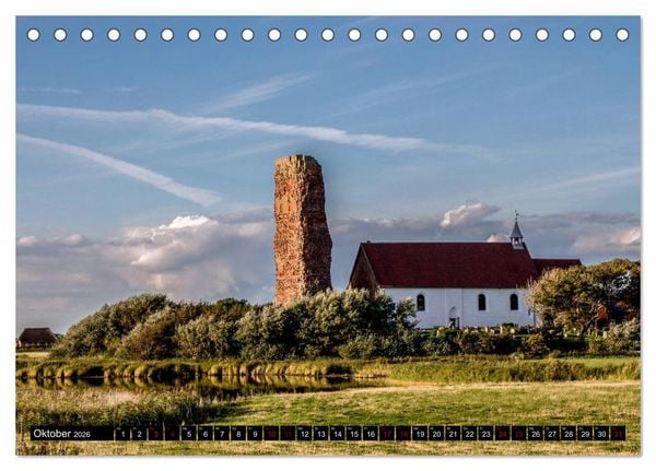 Produktbild: Nordseeinsel Pellworm 2026 (Tischkalender 2026 DIN A5 quer), CALVENDO Monatskalender