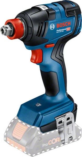 Produktbild: Bosch Professional GDX 18V-200 Solo 06019J2204 Akku-Drehschlagschrauber 200 Nm 18 V Anzahl mitgelieferte Akkus 0 Li-Ion ohne Akku, ohne Ladeger&auml;t,