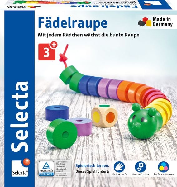 Produktbild: Schmidt Spiele - Selecta - Fädelraupe