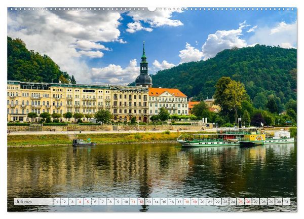 Produktbild: Bad Schandau Impressionen (hochwertiger Premium Wandkalender 2026 DIN A2 quer), Kunstdruck in Hochglanz