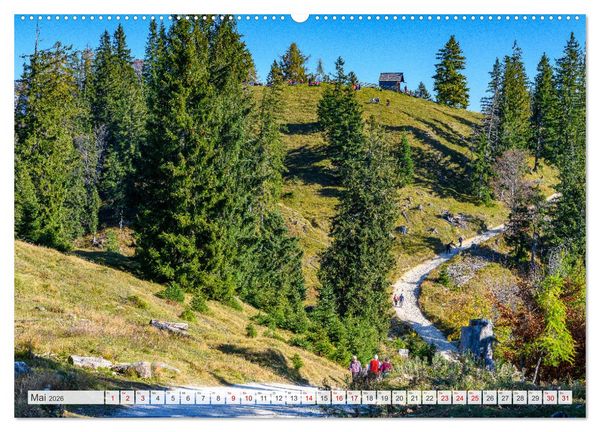 Produktbild: Unterwegs im Bergsteigerdorf Ramsau (hochwertiger Premium Wandkalender 2026 DIN A2 quer), Kunstdruck in Hochglanz