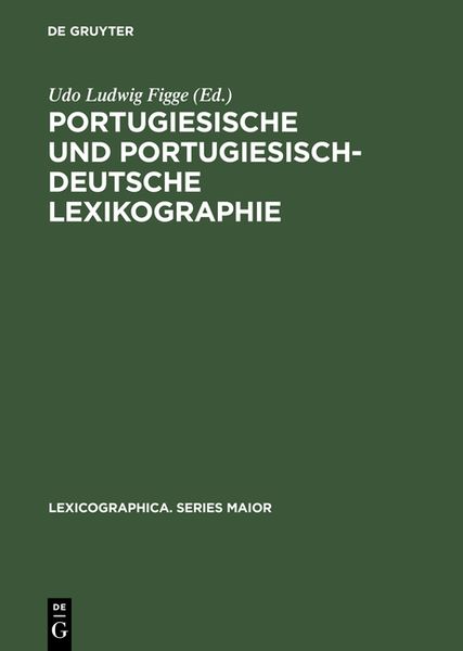 Produktbild: Portugiesische und portugiesisch-deutsche Lexikographie