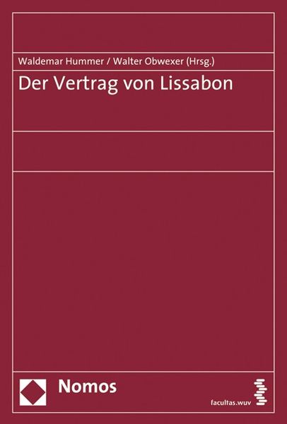 Produktbild: Der Vertrag von Lissabon