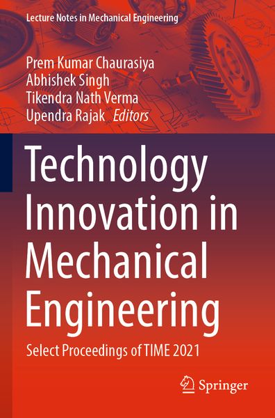 Produktbild: Technology Innovation in Mechanical Engineering