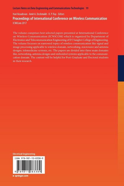 Produktbild: Proceedings of International Conference on Wireless Communication
