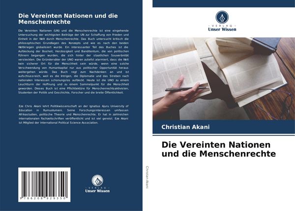 Die Vereinten Nationen und die Menschenrechte, Taschenbuch von Christian Akani, Verlag Unser Wissen, 9786208929350