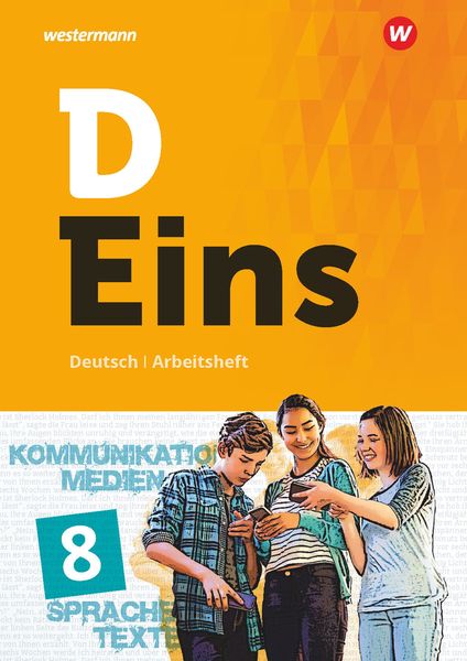 Produktbild: D Eins - Deutsch 8. Arbeitsheft