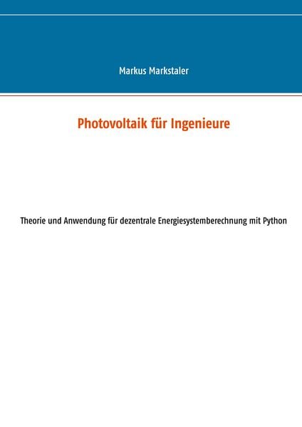 Produktbild: Photovoltaik f&uuml;r Ingenieure
