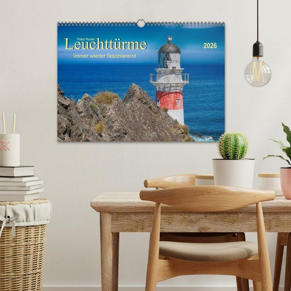 Produktbild: Leucht&uuml;rme - immer wieder faszinierend (Wandkalender 2026 DIN A3 quer), CALVENDO Monatskalender