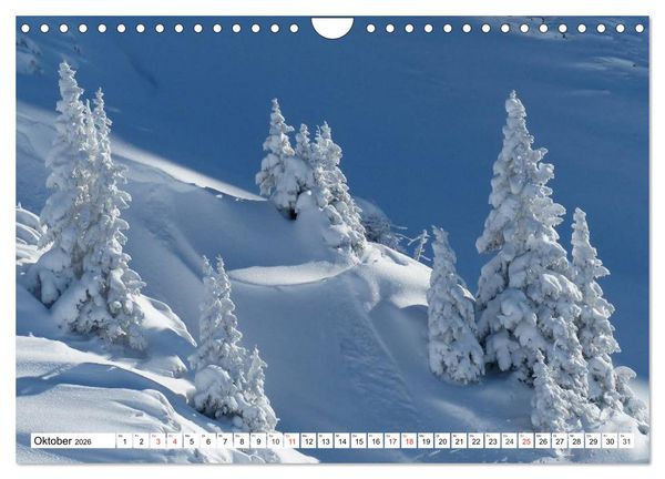 Produktbild: Winterm&auml;rchen Landschaften im Schnee (Wandkalender 2026 DIN A4 quer), CALVENDO Monatskalender