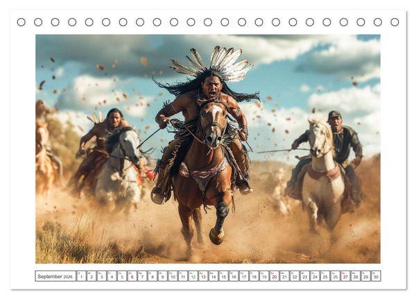 Produktbild: St&auml;mme der Pr&auml;rie (Tischkalender 2026 DIN A5 quer), CALVENDO Monatskalender