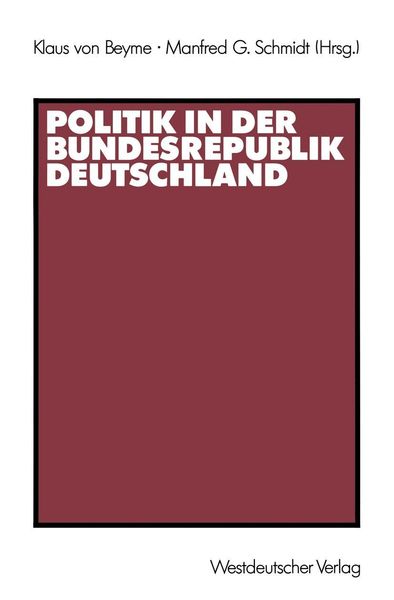 Produktbild: Politik in der Bundesrepublik Deutschland
