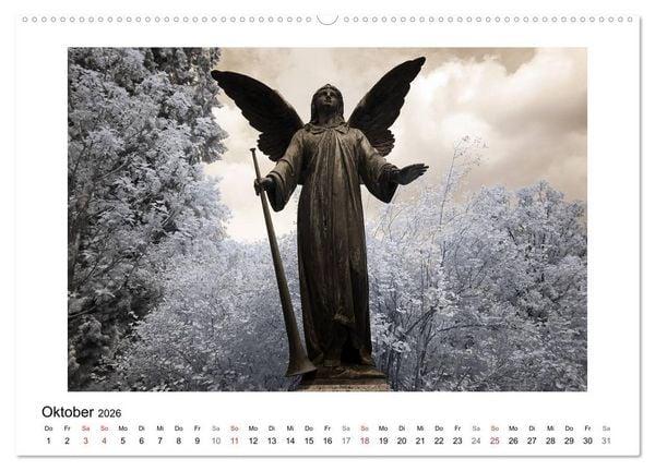 Produktbild: your guardian angel - Dein Schutzengel f&uuml;r jeden Tag (hochwertiger Premium Wandkalender 2026 DIN A2 quer), Kunstdruck in Hochglanz