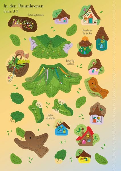 Produktbild: Mein erstes Anziehpuppen-Stickerbuch: Birka, die kleine Baumkronenfee
