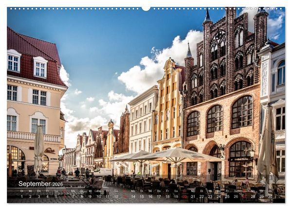 Produktbild: Im Osten viel Sch&ouml;nes - Stralsund (Wandkalender 2026 DIN A2 quer), CALVENDO Monatskalender