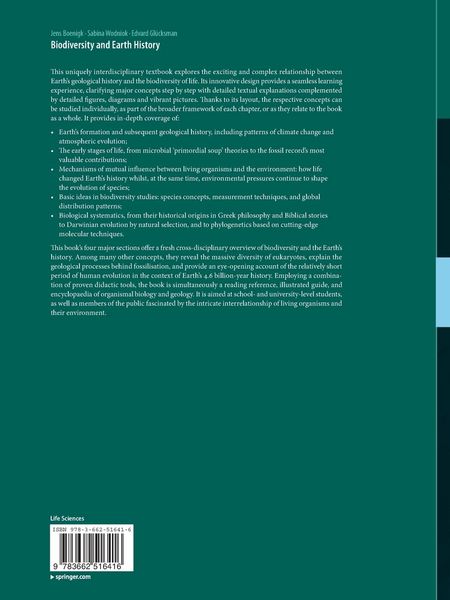 Produktbild: Biodiversity and Earth History
