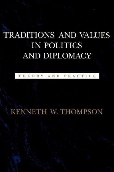 Produktbild: Traditions and Values in Politics and Diplomacy