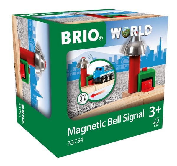 Produktbild: Brio Magnetisches Glockensignal f&uuml;r Eisenbahn, Zug