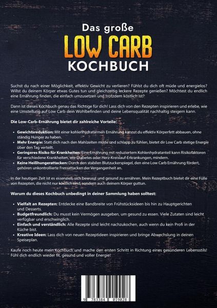 Produktbild: Das gro&szlig;e Low Carb Kochbuch