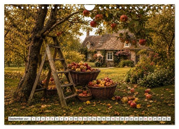 Produktbild: Landhauspoesie im Cottage-Stil (Wandkalender 2027 DIN A4 quer), CALVENDO Monatskalender