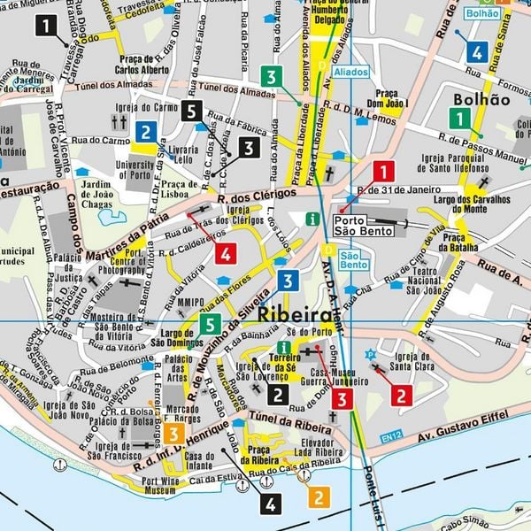 Produktbild: freytag & berndt Innenstadtplan Porto 1:10.000