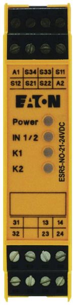 Sicherheitsrelais ESR5-NO-21-24VDC Eaton Betriebsspannung: 24 V/DC (B x H x T) 22.5 x 99 x 114.5 mm 1 St.