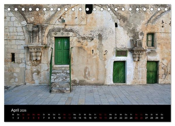 Produktbild: Jerusalem, Bilder die einen bewegen (Tischkalender 2026 DIN A5 quer), CALVENDO Monatskalender