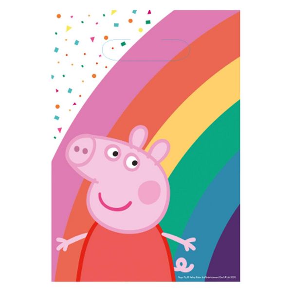 Produktbild: Partyt&uuml;ten Peppa Pig 8 Stk Papier