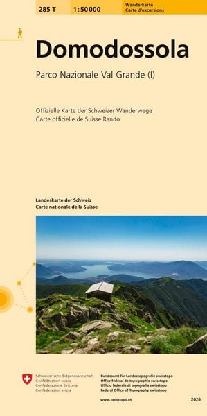 Produktbild: 285T Domodossola Wanderkarte