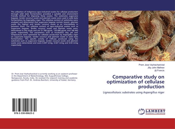 Produktbild: Comparative study on optimization of cellulase production