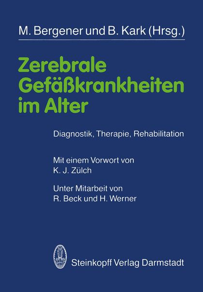 Produktbild: Zerebrale Gef&auml;&szlig;krankheiten im Alter