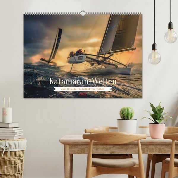 Produktbild: Katamaran-Welten (Wandkalender 2027 DIN A2 quer), CALVENDO Monatskalender
