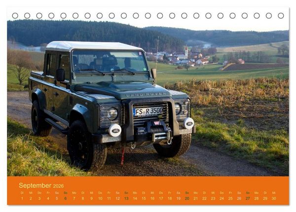Produktbild: Defender f&uuml;r's Grobe (Tischkalender 2026 DIN A5 quer), CALVENDO Monatskalender