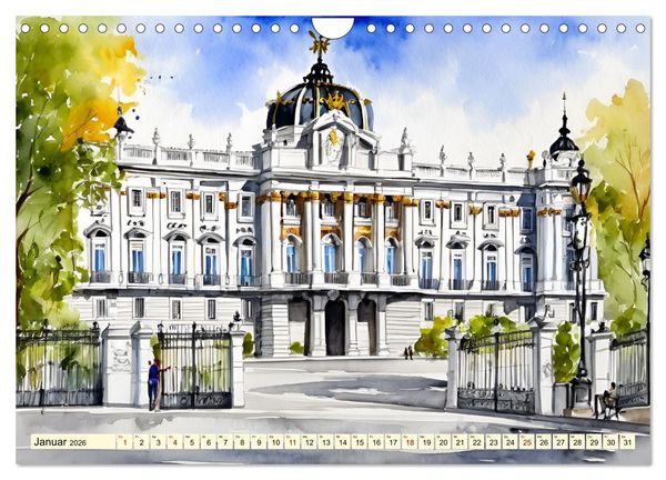 Produktbild: Faszination Spanien (Wandkalender 2026 DIN A4 quer), CALVENDO Monatskalender