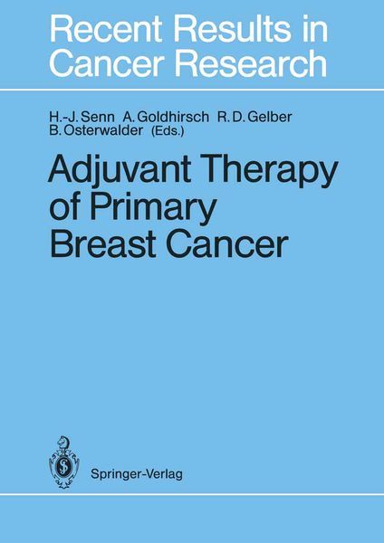 Produktbild: Adjuvant Therapy of Primary Breast Cancer