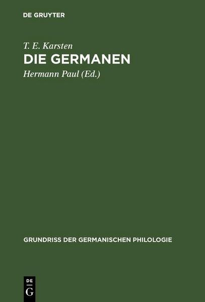 Produktbild: Die Germanen
