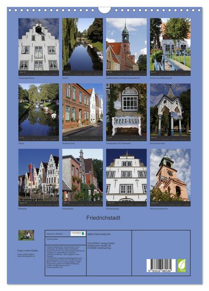 Produktbild: Friedrichstadt (Wandkalender 2026 DIN A3 hoch), CALVENDO Monatskalender