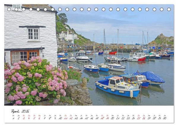 Produktbild: Cornwall. Der malerische S&uuml;dwesten Englands (Tischkalender 2026 DIN A5 quer), CALVENDO Monatskalender
