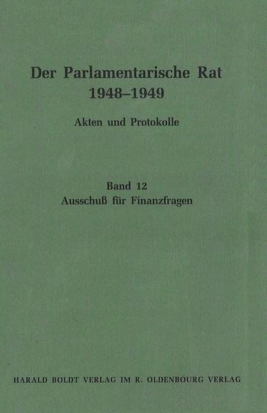 Produktbild: Ausschu&szlig; f&uuml;r Finanzfragen