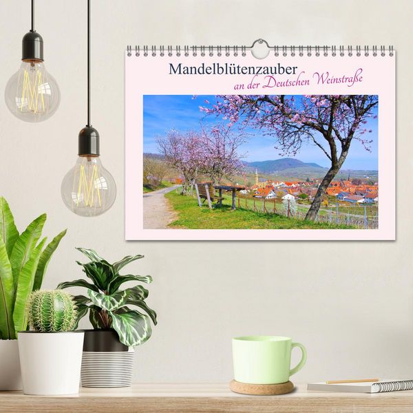 Produktbild: Mandelbl&uuml;tenzauber an der Deutschen Weinstra&szlig;e (Wandkalender 2026 DIN A4 quer), CALVENDO Monatskalender
