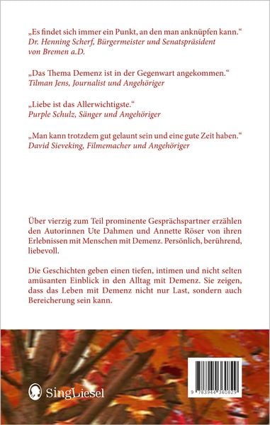 Produktbild: Demenz - Angeh&ouml;rige erz&auml;hlen