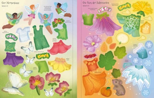 Produktbild: Mein Anziehpuppen-Stickerbuch: Feen-Ballett