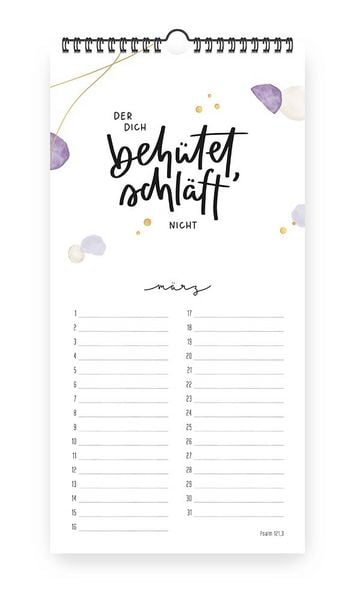 Produktbild: Himmelsgl&uuml;ck Geburtstagskalender