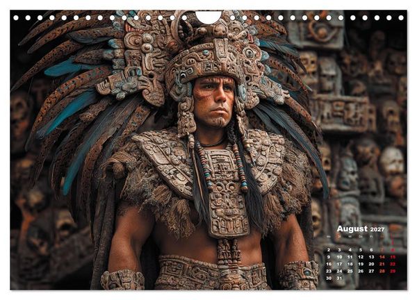 Produktbild: Azteken - Im Glanz der ewigen Sonne (Wandkalender 2027 DIN A4 quer), CALVENDO Monatskalender